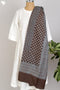 Cotton SilkDupattaIn Graphic Block Print
